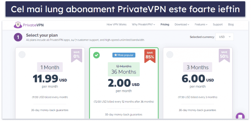 6. PrivateVPN — VPN bun pentru streaming