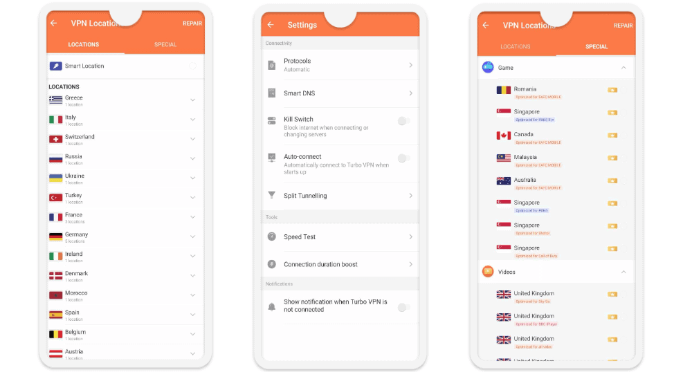 Turbo VPN Detaylı İncelemesi — Akıcı & Kullanımı Kolay, Fakat Gelişmiş Özelliklerden Yoksun