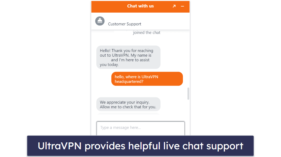 UltraVPN Customer Support — Decent Guides, Live Chat &amp; Email Support