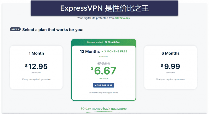 🥇1. ExpressVPN：2024 年最佳 VPN，安全性、速度及性能领先全行业