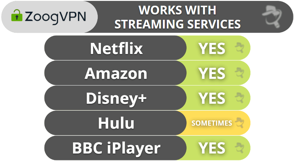 ZoogVPN Streaming & Torrenting — Decent for Both Activities