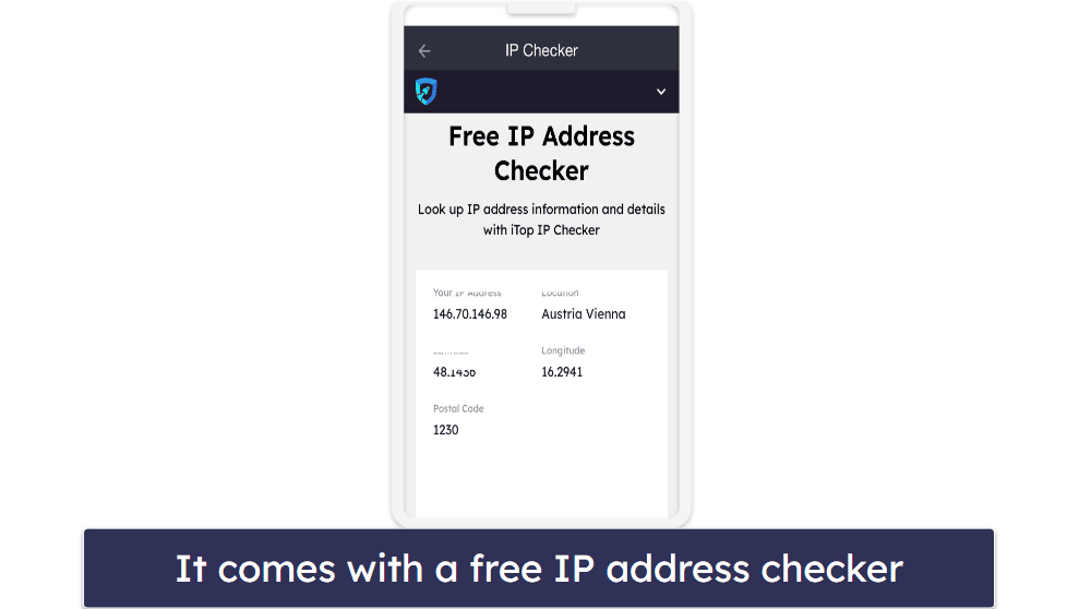 iTop VPN Features — All the Basics & Some Good Extra Tools
