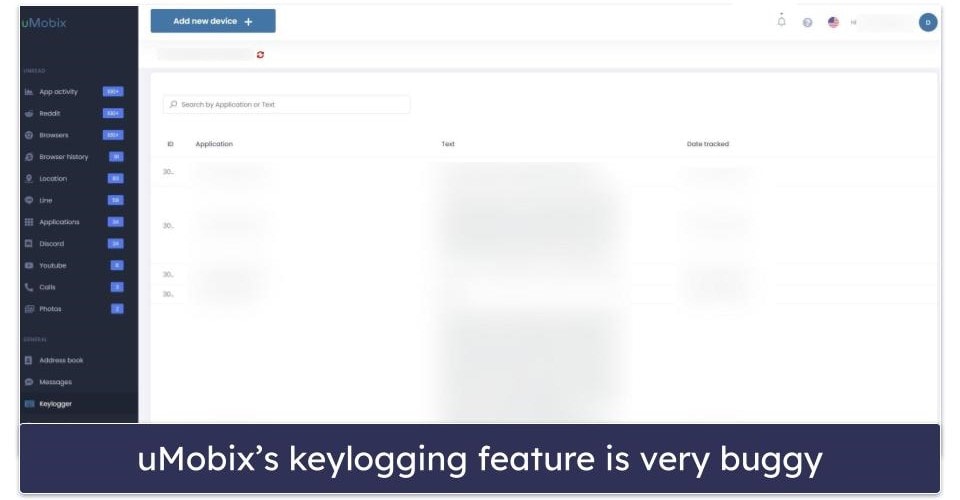 uMobix Features — Useful Monitoring Tools, but It Lacks Some Essentials