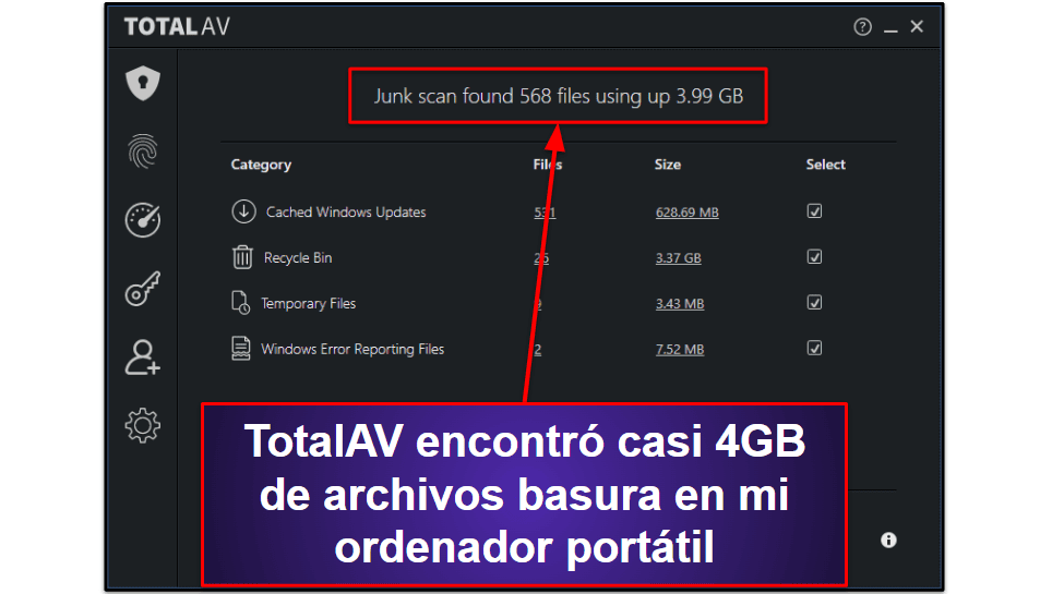 🥉3. TotalAV: protección integral para portátiles con herramientas de optimización intuitivas