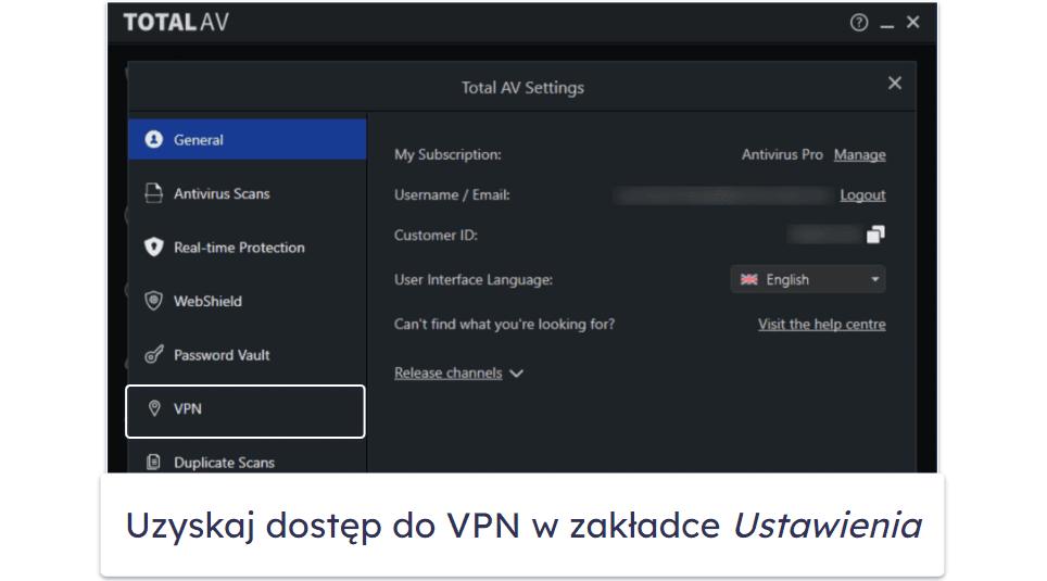🥇1. TotalAV: Ogółem najlepszy antywirus + VPN 2024