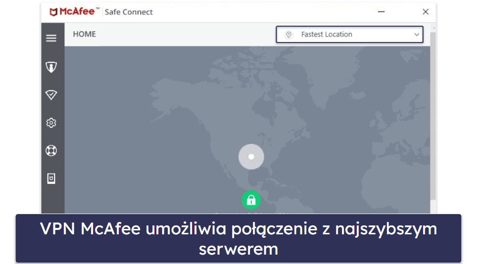 🥉3. McAfee: Doskonała ochrona sieci + świetny VPN dla początkujących