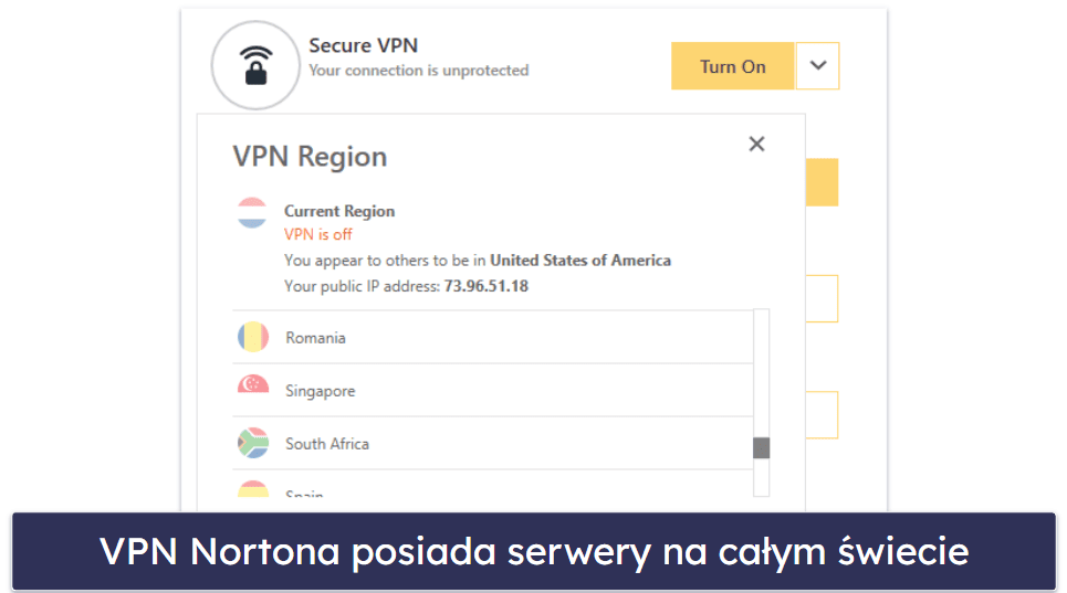 🥈2. Norton: Najlepszy antywirus z bogatą w funkcje siecią VPN