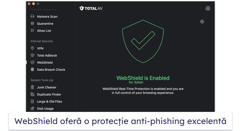 Cel Mai Bun Antivirus Gratuit pentru Mac — TotalAV Antivirus &amp; Securitate gratis pentru Mac