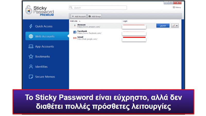8. Sticky Password — Φορητή έκδοση USB και τοπική αποθήκευση