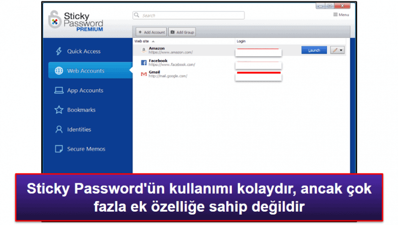 8. Sticky Password — Taşınabilir USB Sürümü ve Yerel Depolama