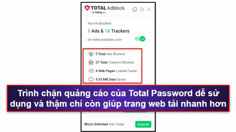 7. Total Password — Trình quản lý mật khẩu đáng tin cậy với khả năng đăng xuất từ xa
