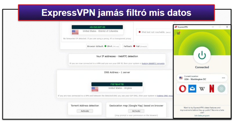 🥇1. ExpressVPN: Ofrece la mejor extensión VPN para Chrome en 2026