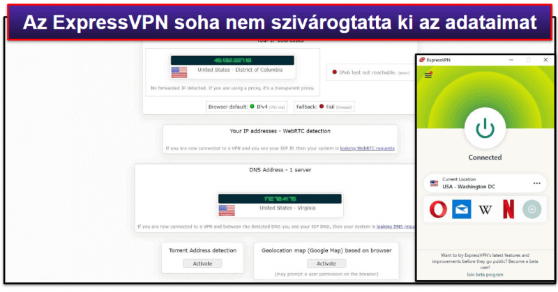 🥇1. ExpressVPN: Általánosságban 2026 legjobb VPN Chrome bővítménye