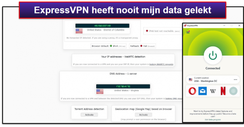 🥇1. ExpressVPN: beste algehele VPN Chrome extensie in 2026