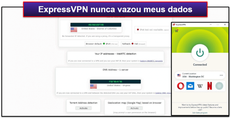 🥇1. ExpressVPN: Melhor Extensão VPN Geral do Chrome em 2026