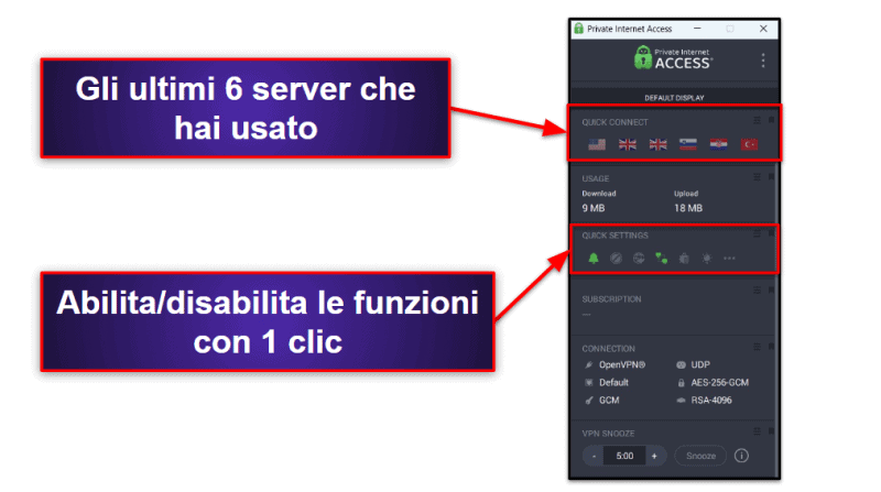 🥈2. Private Internet Access: ottime funzionalità per la privacy