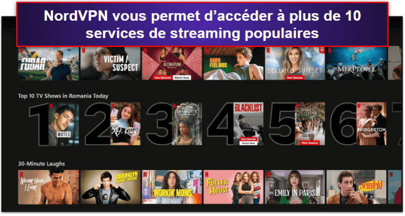 🥉3. NordVPN : la meilleure extension VPN pour Chrome pour les débutants