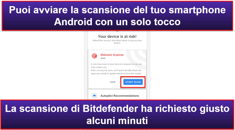 App mobile di Bitdefender