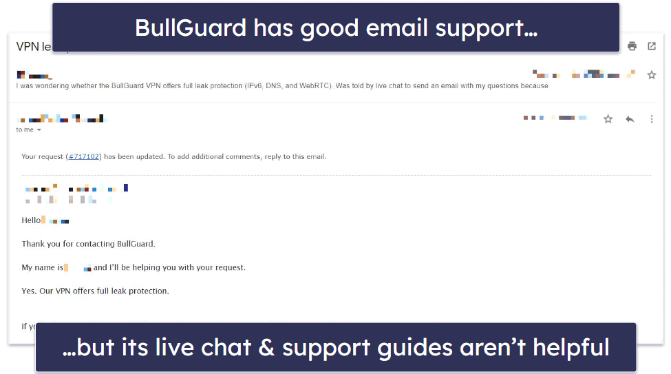 BullGuard Customer Support — Email Support Is the Best Option