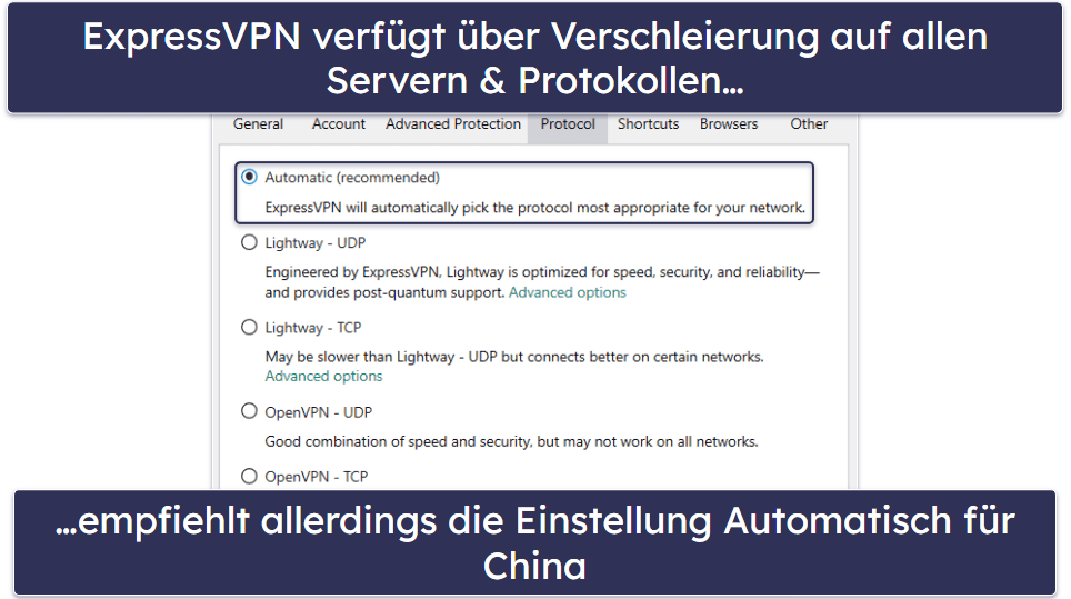 🥇1. ExpressVPN — Das beste VPN für China im Jahr 2026