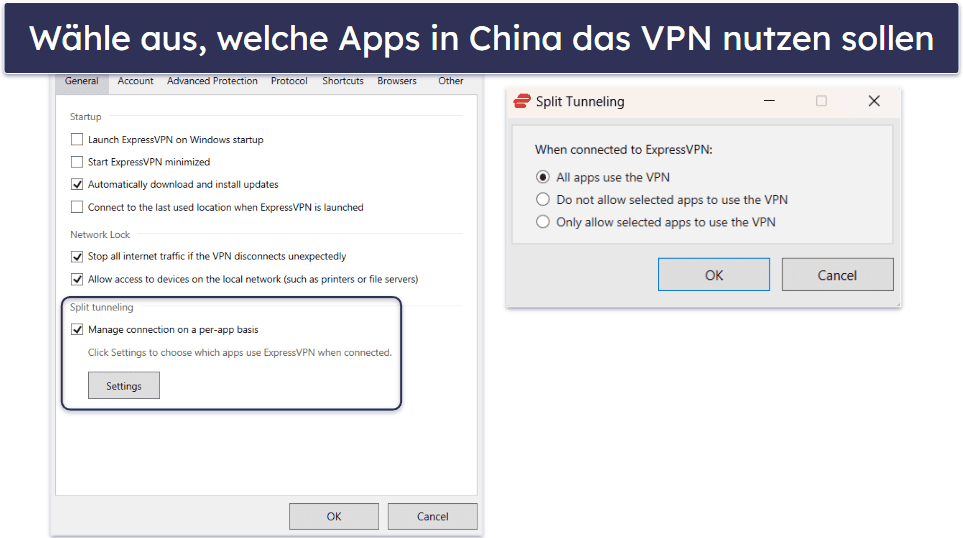 🥇1. ExpressVPN — Das beste VPN für China im Jahr 2026
