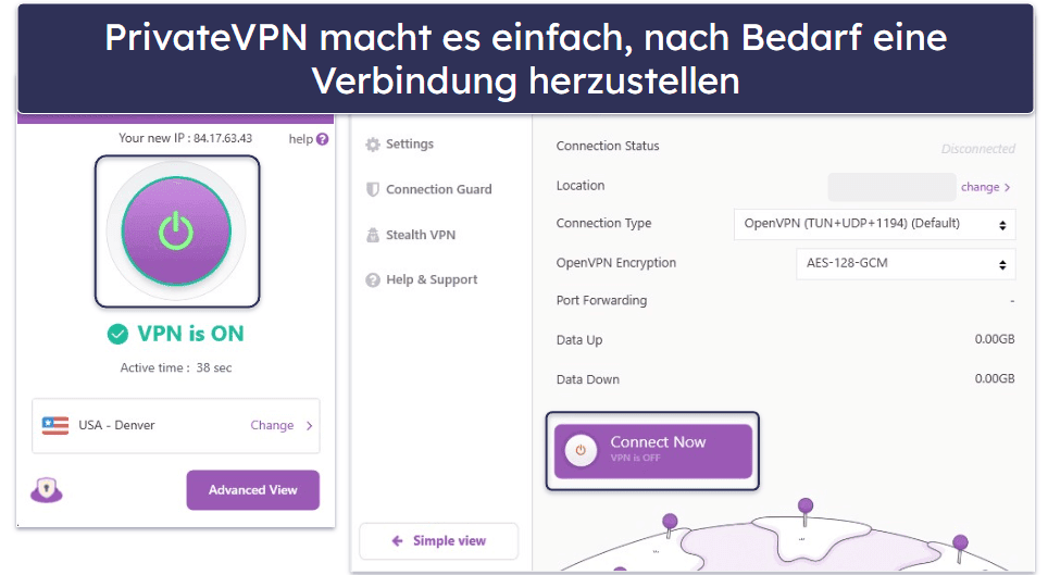 🥉3. PrivateVPN — Einsteigerfreundliches VPN für China