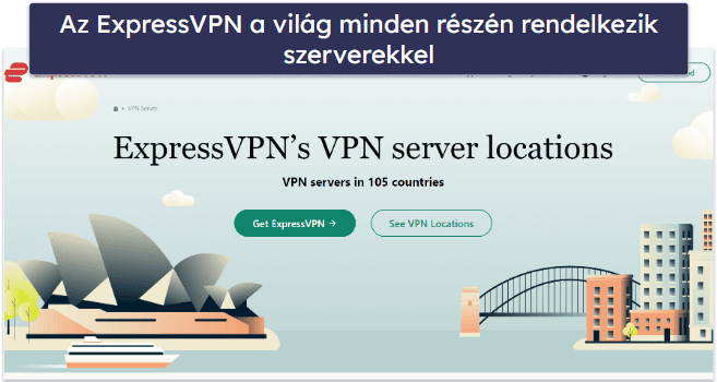 ExpressVPN szerverek és IP-címek