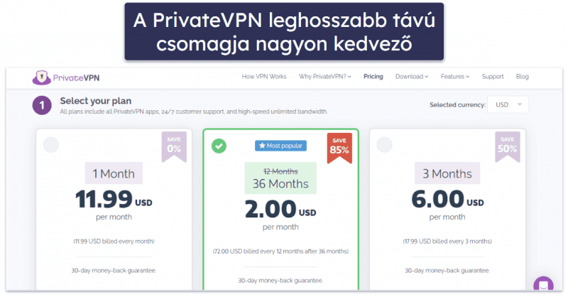 6. PrivateVPN — Jó a VPN a streameléshez