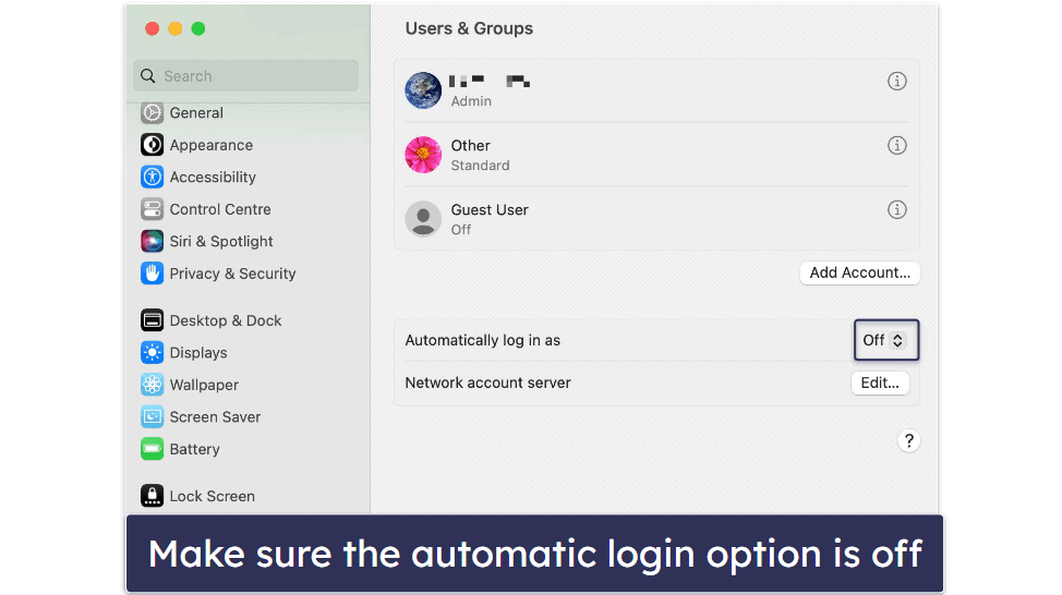 2. Secure Your Login Details &amp; Settings