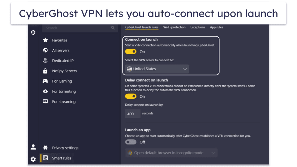 🥉3. CyberGhost VPN — Beginner-Friendly VPN for Accessing Pornhub