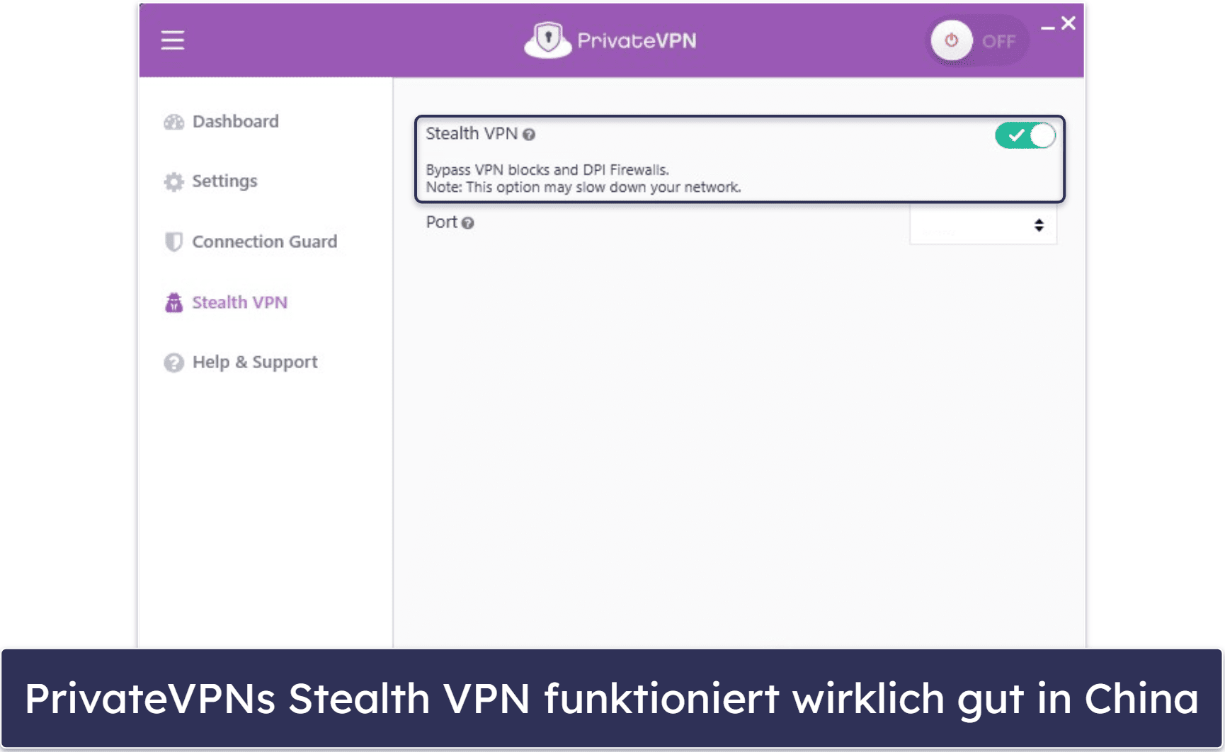 🥉 3. PrivateVPN – benutzerfreundlich für China