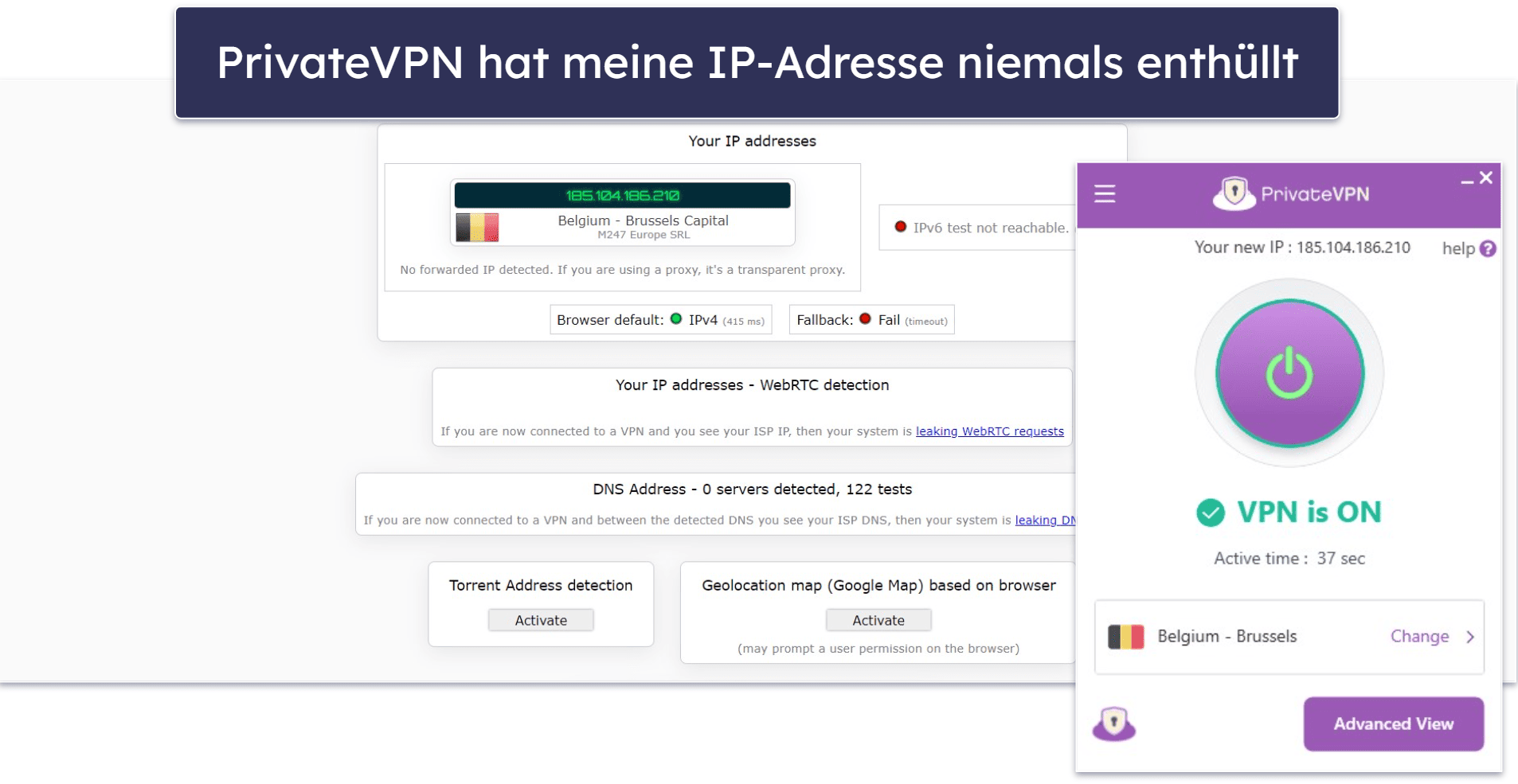 🥉 3. PrivateVPN – benutzerfreundlich für China