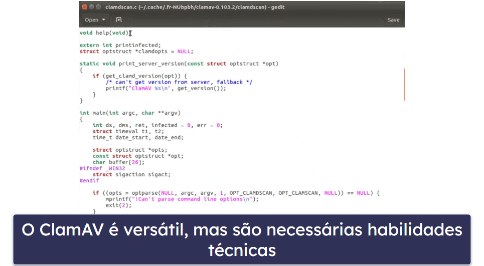 Melhor antivírus grátis para Linux — ClamAV