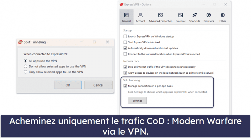 🥇 1. ExpressVPN : Meilleur VPN pour Call of Duty : Modern Warfare 3