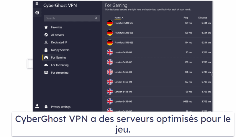 🥉 3. CyberGhost VPN :  Serveurs optimisés pour les jeux pour jouer à CoD : MW3