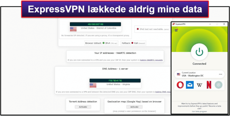 🥇1. ExpressVPN: Bedste samlede VPN-udvidelse til Chrome i 2026