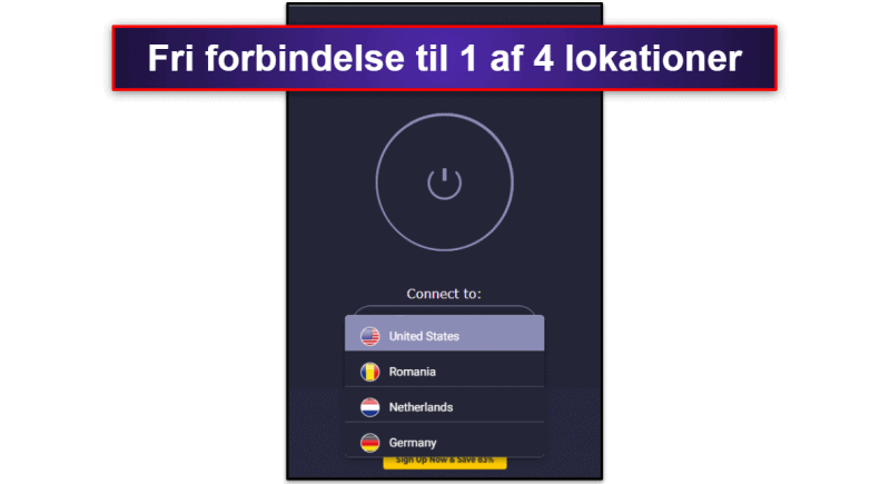 5. CyberGhost VPN: Bedste gratis VPN-udvidelse til Chrome
