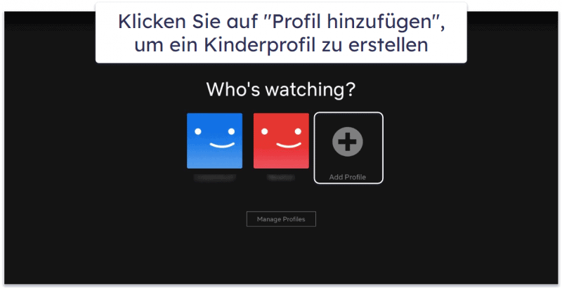 Kindersicherungen bei Netflix einrichten