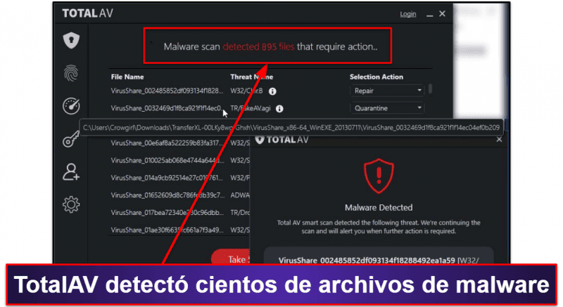 🥈2. TotalAV: el mejor antivirus en la nube para principiantes