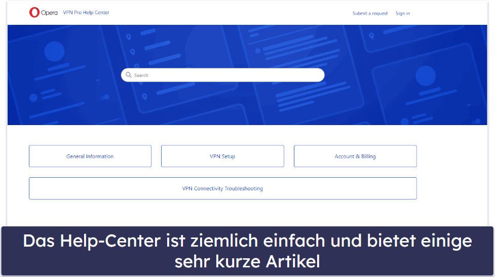 Opera VPN Pro – Kundensupport