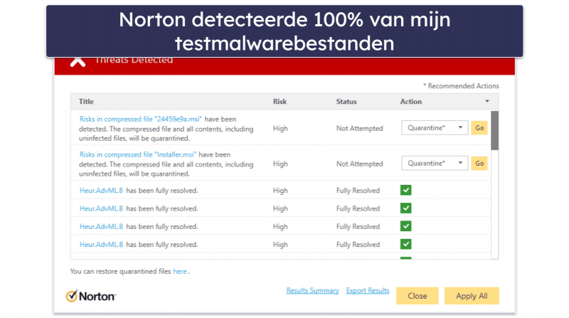 🥇1. Norton 360 — Beste antivirus voor Windows, Android en iOS