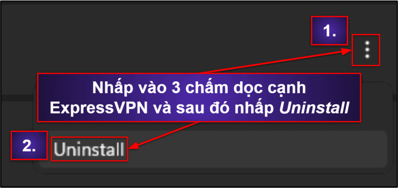Cách gỡ cài đặt &amp; xóa hoàn toàn các tệp ExpressVPN khỏi thiết bị của bạn