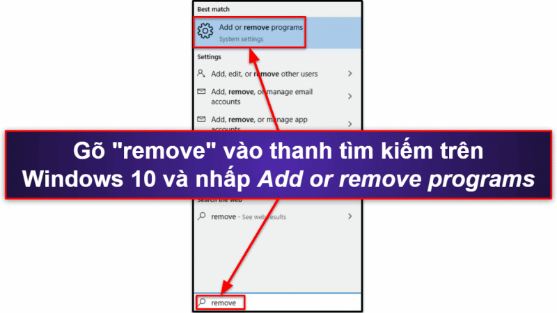 Cách gỡ cài đặt &amp; xóa hoàn toàn các tệp ExpressVPN khỏi thiết bị của bạn
