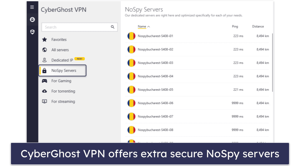 🥉 3. CyberGhost VPN — Excellent Automation Features