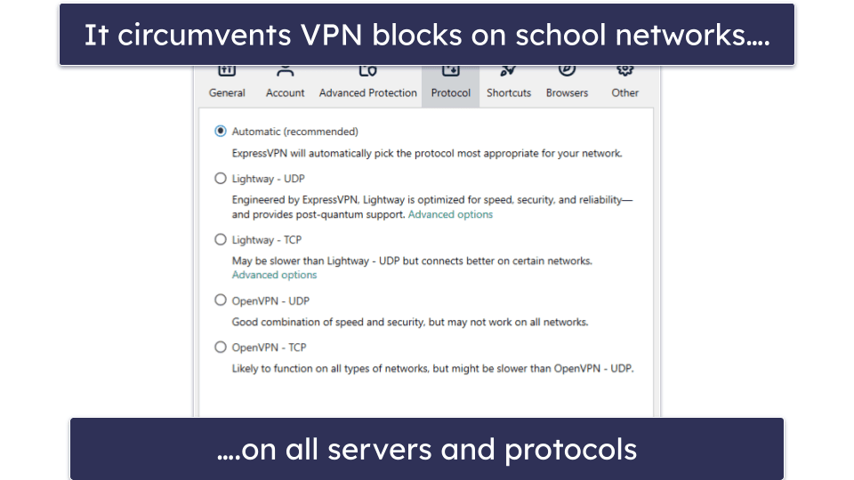 🥇 1. ExpressVPN — Best Overall VPN for Schools in 2024