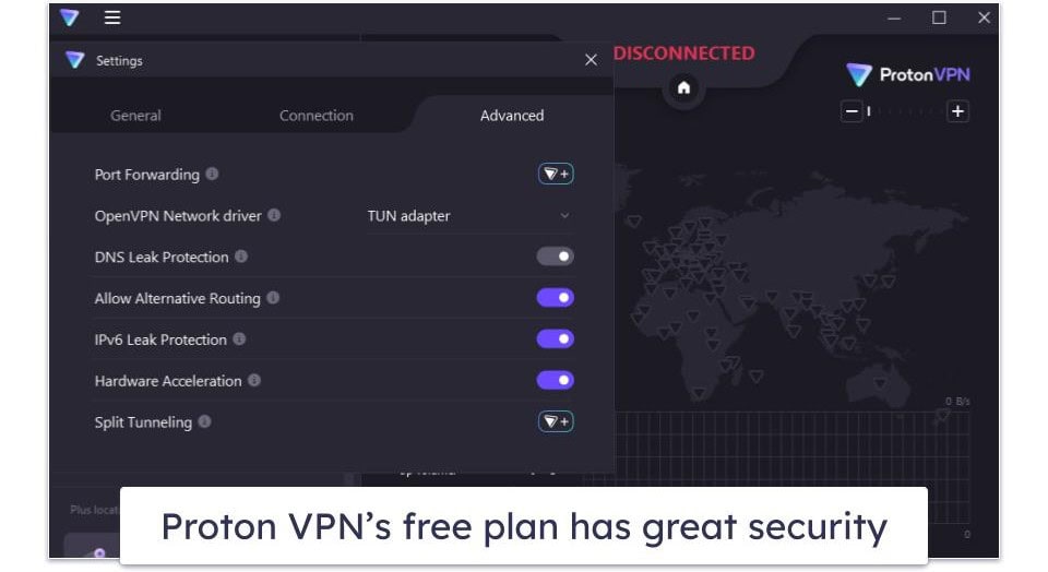 4. Proton VPN — Great Free Plan for Canada With Unlimited Data