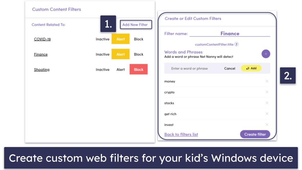 8. Net Nanny — Great Choice for Web Filtering on Windows