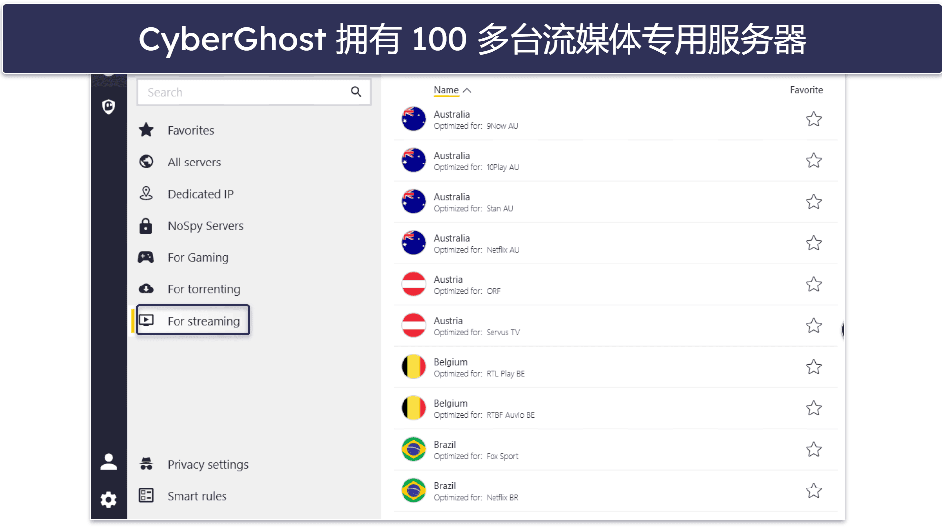 彩蛋 – CyberGhost VPN:在多设备上看视频的优质之选