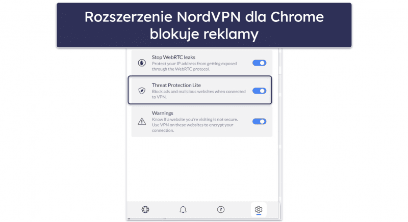 🥉3. NordVPN — Szybkie rozszerzenie do Chrome z silnymi funkcjami bezpieczeństwa