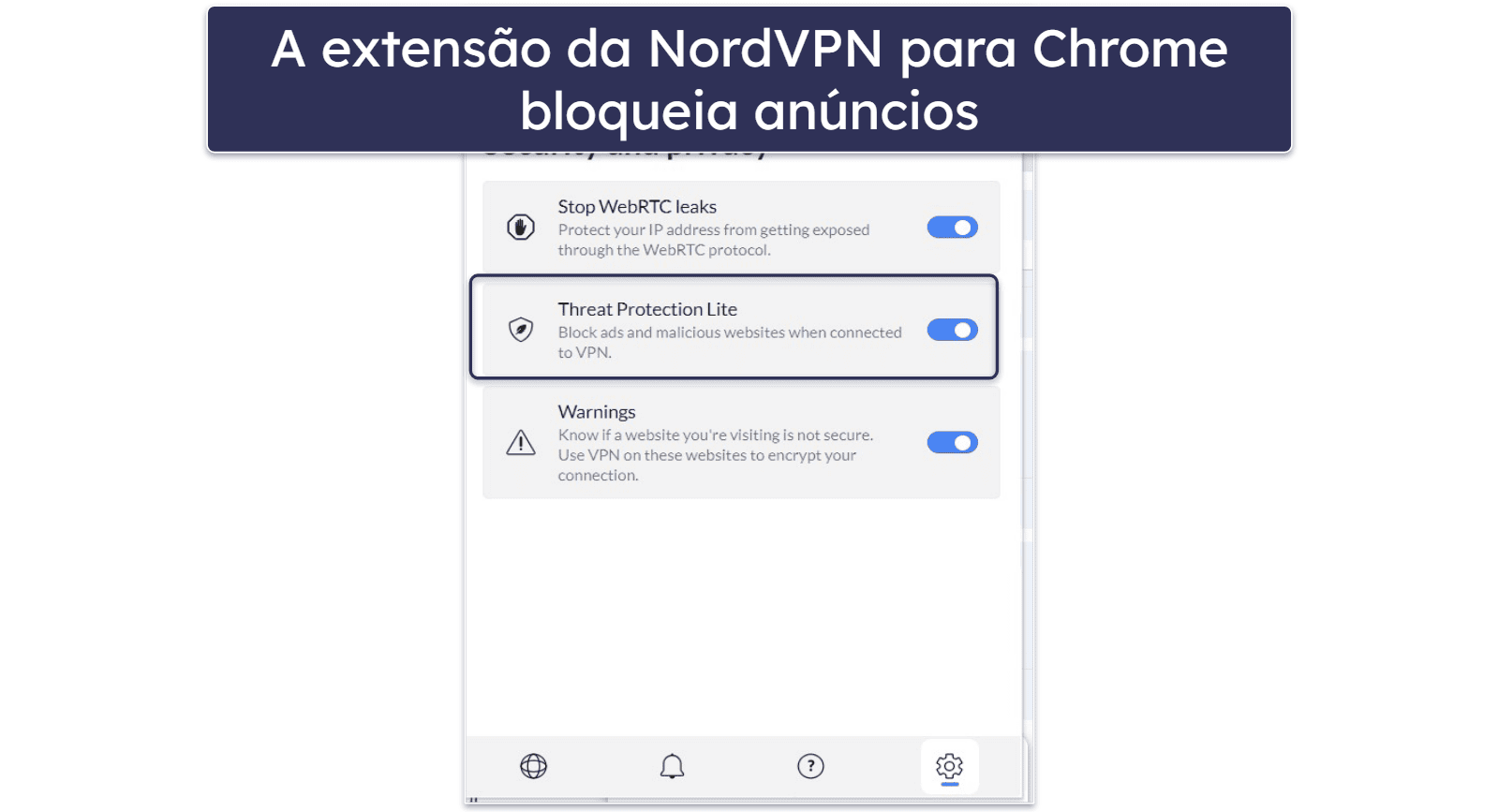 🥉3. NordVPN — Extensão para Chrome rápida com recursos avançados de segurança